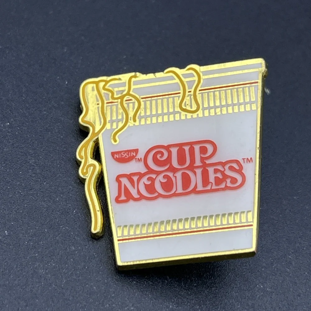 Nissin Cup Noodles Instant Ramen Lapel Hat Pin‎